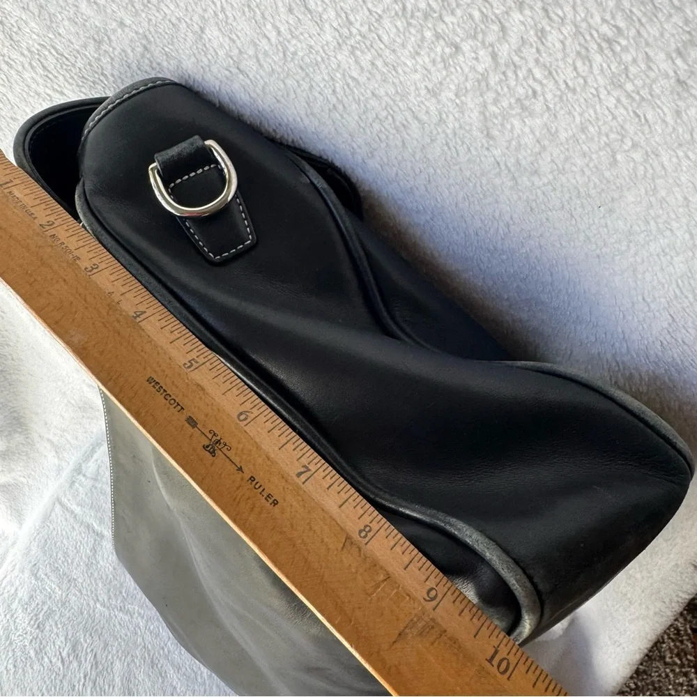 Vintage COACH Morgan Messenger Bag Black Leather Briefcase Travel Laptop 6457 - Picture 5 of 12